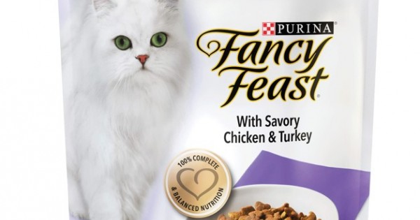 Fancy feast gourmet savory chicken & turkey dry outlet cat food